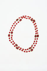Chanel Crystal Long Necklace