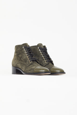 Chanel // Brown Quilted Combat Boots – VSP Consignment