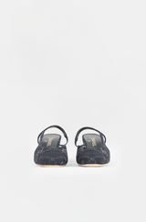 Chanel Denim CC Printed Pump