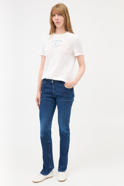 Chanel SS 2008 Slim Leg Jeans