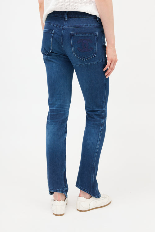 Chanel SS 2008 Slim Leg Jeans