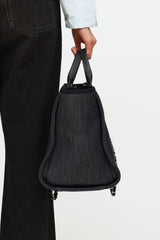 Chanel Denim & Orange Deauville Tote Bag