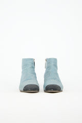 Chanel Denim CC Ankle Boot