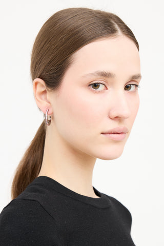 Chanel FW 2017 CC Hoop Earrings