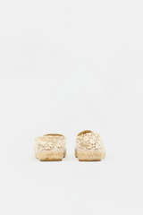 Chanel Eyelet CC Espadrille Flat