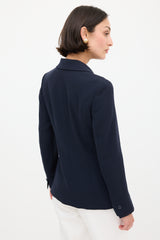 Chanel F/W 1997 Navy Wool Blazer