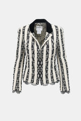 Chanel FW 2004 Tweed Embellished Jacket