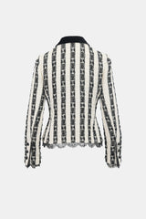 Chanel FW 2004 Tweed Embellished Jacket