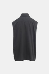 Chanel FW 2005 Black Sleeveless Shirt