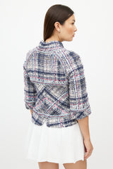 Chanel FW 2007 Cream & Multicolour Tweed Jacket