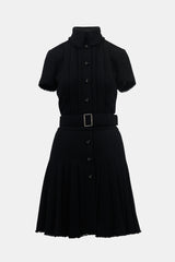 Chanel FW 2007 Pleated Belted Dress