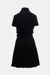 Chanel FW 2007 Pleated Belted Dress