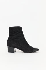 Chanel FW 2017 Lurex CC Boot