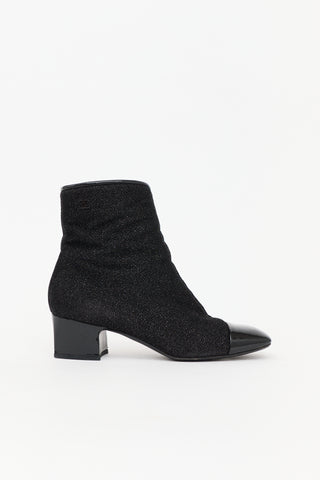 Chanel FW 2017 Lurex CC Boot