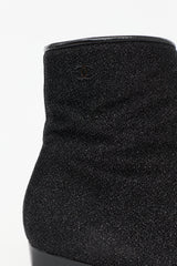 Chanel FW 2017 Lurex CC Boot
