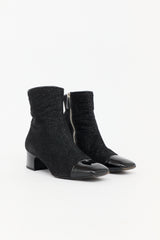 Chanel FW 2017 Lurex CC Boot