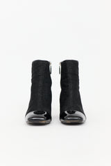 Chanel FW 2017 Lurex CC Boot