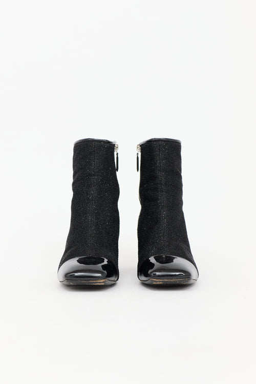 Chanel FW 2017 Lurex CC Boot
