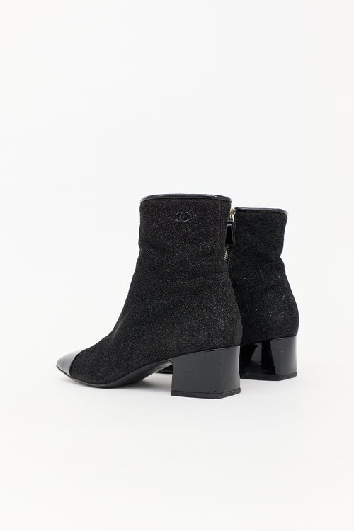 Chanel FW 2017 Lurex CC Boot