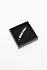 Chanel FW 2020 Gold & Crystal Embellished Hair Clip