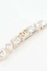Chanel FW 2020 Gold & Crystal Embellished Hair Clip