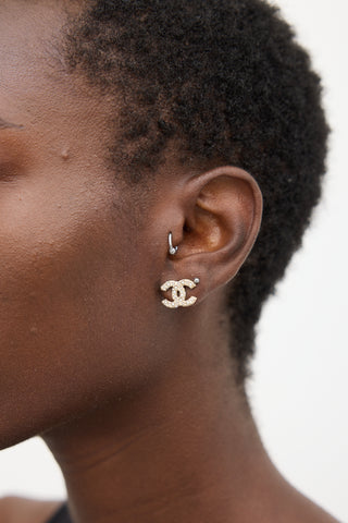 Chanel FW 2021 Faux Pearl CC Earrings