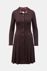 Chanel FW 2001 Jersey Pleated Coat