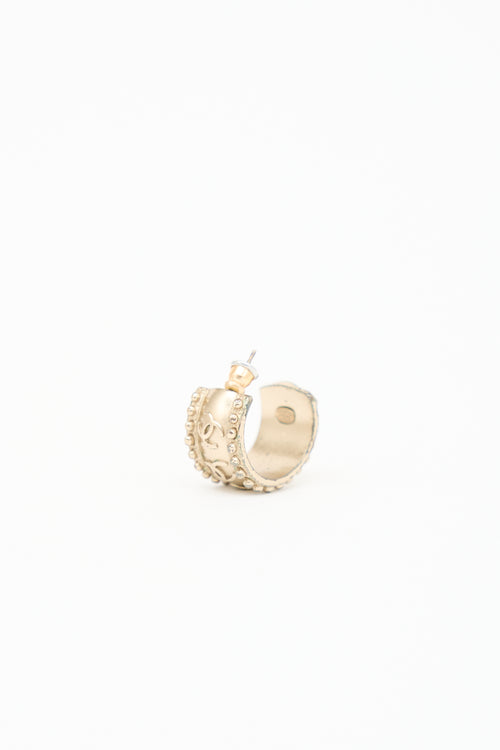 Chanel FW 2003 CC Earrings