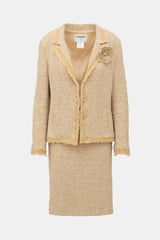 Chanel FW 2004 Wool & Sequin Tweed Set
