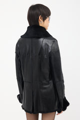 Chanel FW 2005 Leather & Fur Jacket