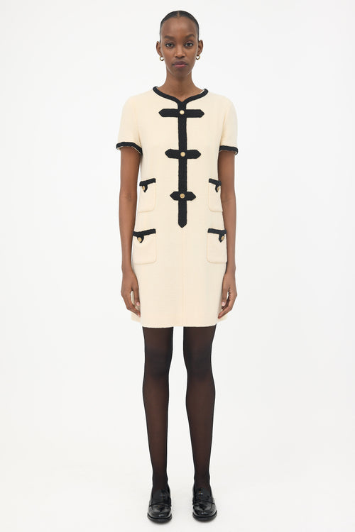 Chanel FW 2005 Wool Midi Dress