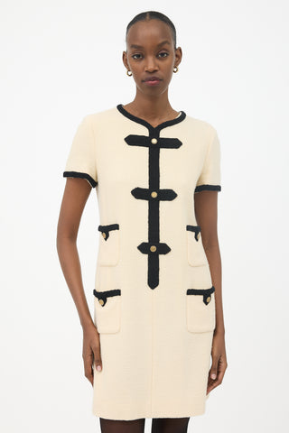 Chanel FW 2005 Wool Midi Dress