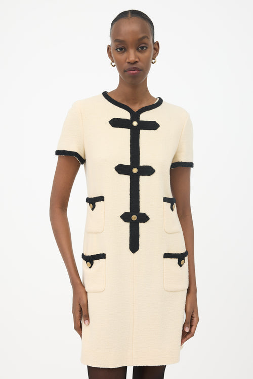 Chanel // FW 2005 Wool Midi Dress VSP Consignment Chanel // FW 2005 Wool Midi Dress VSP Consignment
