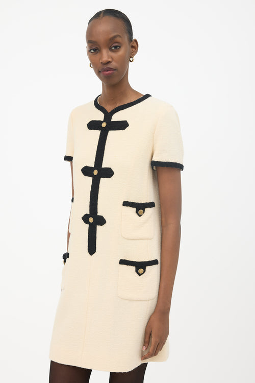 Chanel FW 2005 Wool Midi Dress