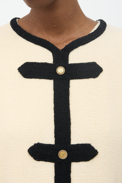 Chanel FW 2005 Wool Midi Dress