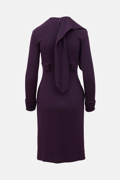 Chanel FW 2007 Wool Jersey Dress