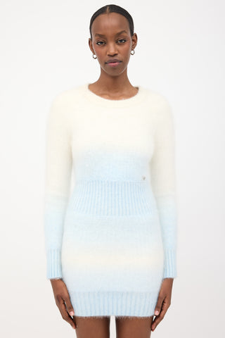 Chanel FW 2010 Angora Arctic Ice Dress