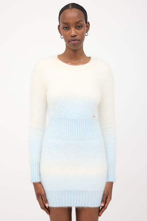 Chanel FW 2010 Angora Arctic Ice Dress