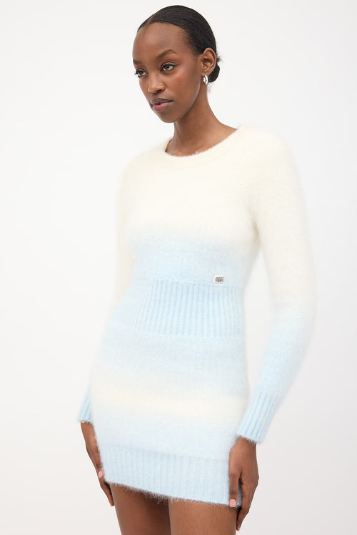 Chanel FW 2010 Angora Arctic Ice Dress