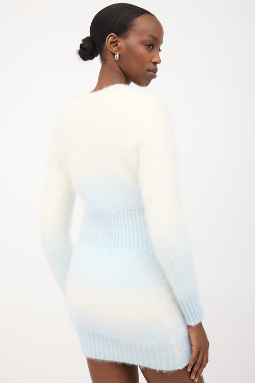 Chanel FW 2010 Angora Arctic Ice Dress