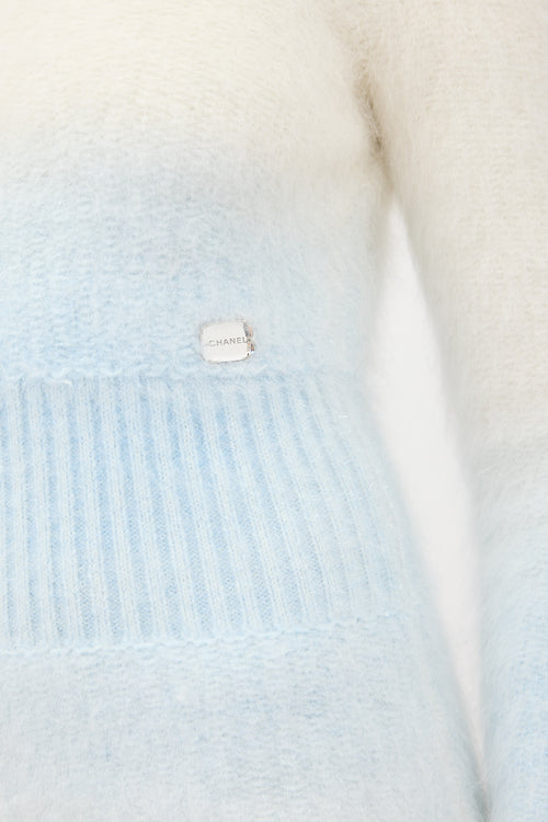 Chanel FW 2010 Angora Arctic Ice Dress