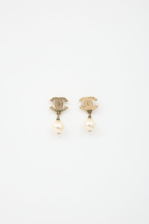 Chanel FW 2012 CC Earrings