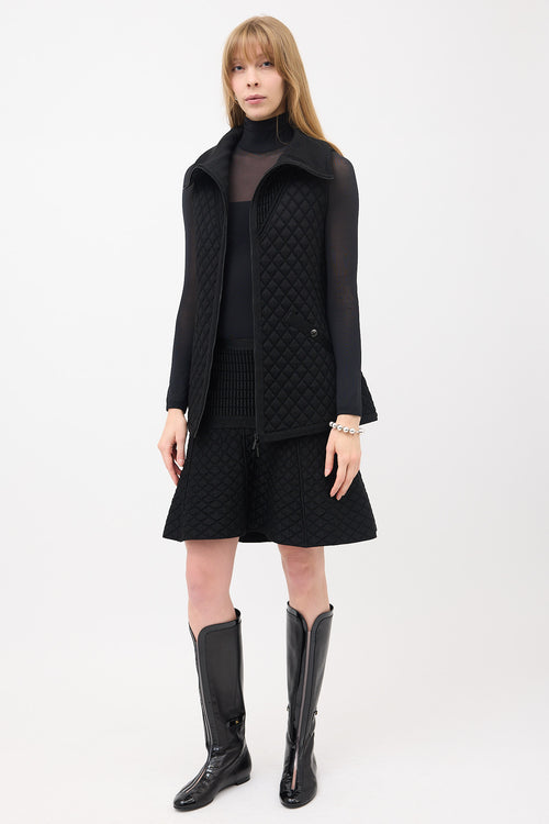 Chanel FW 2013 Quilted Skirt