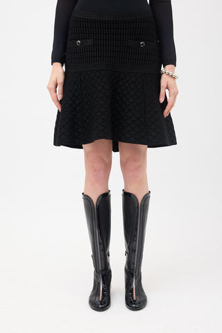 Chanel FW 2013 Quilted Skirt