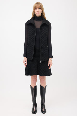 Chanel FW 2013 Quilted Zip Vest