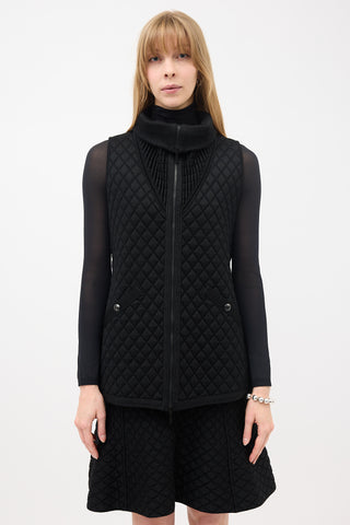 Chanel FW 2013 Quilted Zip Vest
