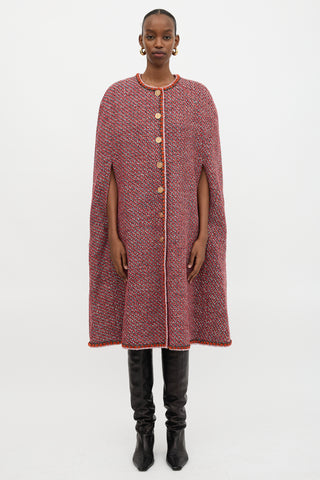 Chanel FW 2021 Tweed Cape