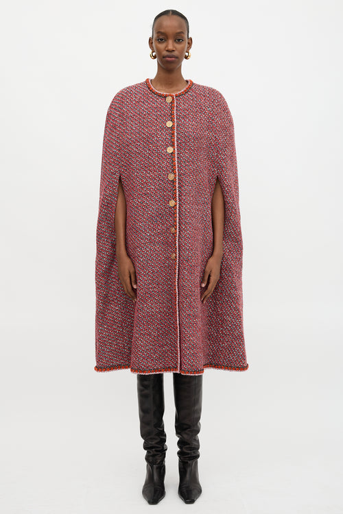 Chanel FW 2021 Tweed Cape