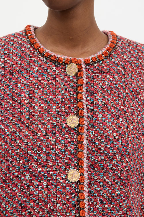 Chanel FW 2021 Tweed Cape