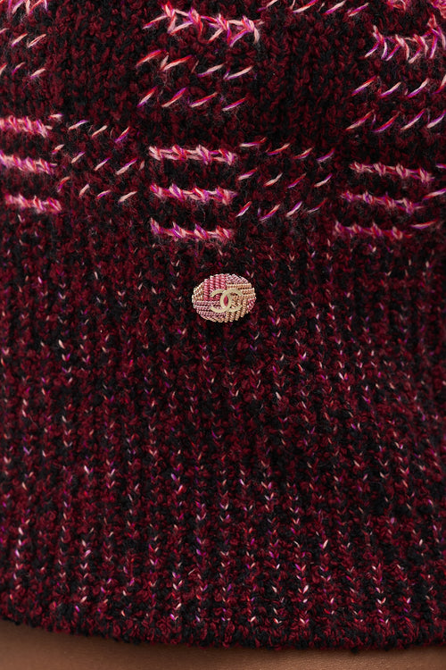 Chanel FW 2022 Cashmere Knit Check Vest